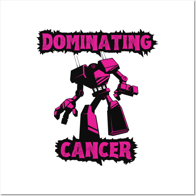 Dominating Cancer Wall Art by Sloat